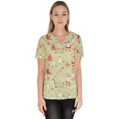 Women s V-Neck Scrub Top 