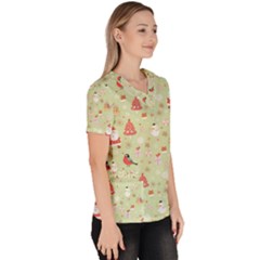 Women s V-Neck Scrub Top 