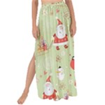 Christmas Pattern, Christmas Tree, Santa Maxi Chiffon Tie-Up Sarong