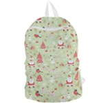 Christmas Pattern, Christmas Tree, Santa Foldable Lightweight Backpack