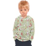 Christmas Pattern, Christmas Tree, Santa Kids  Overhead Hoodie