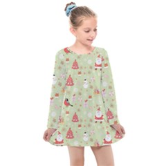 Kids  Long Sleeve Dress 