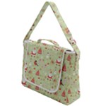 Christmas Pattern, Christmas Tree, Santa Box Up Messenger Bag