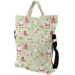 Fold Over Handle Tote Bag 