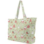 Christmas Pattern, Christmas Tree, Santa Simple Shoulder Bag