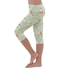 Kids  Lightweight Velour Capri Leggings  