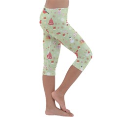 Kids  Lightweight Velour Capri Leggings  