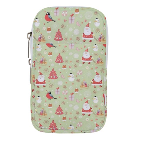 Christmas Pattern, Christmas Tree, Santa Waist Pouch (Large) from ArtsNow.com