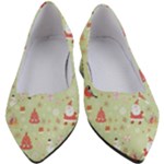 Christmas Pattern, Christmas Tree, Santa Women s Block Heels 