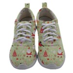 Christmas Pattern, Christmas Tree, Santa Women Athletic Shoes