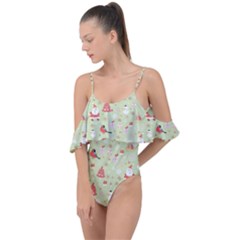 Drape Piece Swimsuit 