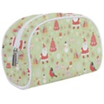 Christmas Pattern, Christmas Tree, Santa Make Up Case (Medium)