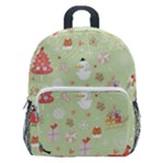 Christmas Pattern, Christmas Tree, Santa Kids  Age 5-10 Lightweight School Backpack with Side Pockets