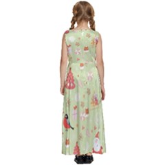 Kids  Satin Sleeveless Maxi Dress 