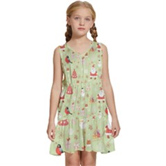 Kids  Sleeveless Tiered Mini Dress 