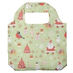 Christmas Pattern, Christmas Tree, Santa Premium Foldable Grocery Recycle Bag