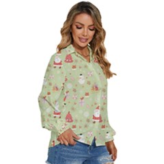 Women s Long Sleeve Button Up Shirt 