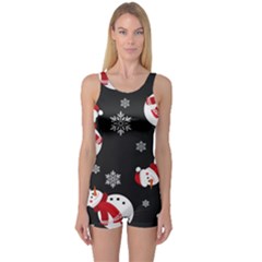 One Piece Boyleg Swimsuit 