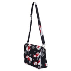 Shoulder Bag with Back Zipper 