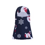 Christmas Texture, Retro Background With Snowmen Adjustable Balaclava Face Mask