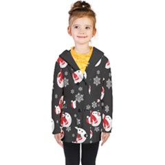 Kids  Double Breasted Button Coat 