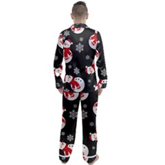 Men s Long Sleeve Satin Pajamas Set 