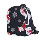 Christmas Texture, Retro Background With Snowmen Kids  Age 2-4 Lightweight Preschool Backpack