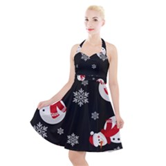 Halter Party Swing Dress  