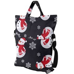 Fold Over Handle Tote Bag 