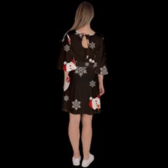 Velour Kimono Dress 