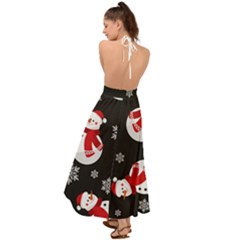 Backless Maxi Beach Dress 