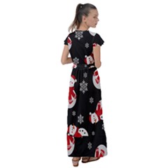 Flutter Sleeve Maxi Dress 