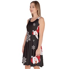 Knee Length Skater Dress With Pockets 