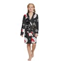 Kids  Long Sleeve Velvet Lounge Robe 