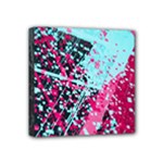 Colorful Splashes Grunge, Abstract Art Mini Canvas 4  x 4  (Stretched)