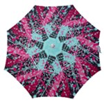 Colorful Splashes Grunge, Abstract Art Straight Umbrellas