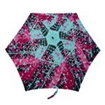 Colorful Splashes Grunge, Abstract Art Mini Folding Umbrellas