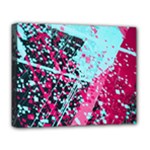 Colorful Splashes Grunge, Abstract Art Deluxe Canvas 20  x 16  (Stretched)