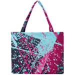 Colorful Splashes Grunge, Abstract Art Mini Tote Bag