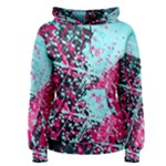 Colorful Splashes Grunge, Abstract Art Women s Pullover Hoodie