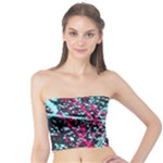 Colorful Splashes Grunge, Abstract Art Tube Top