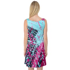 Sleeveless Satin Nightdress Back