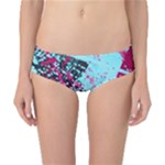 Colorful Splashes Grunge, Abstract Art Classic Bikini Bottoms