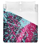 Colorful Splashes Grunge, Abstract Art Duvet Cover (Queen Size)