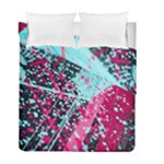 Colorful Splashes Grunge, Abstract Art Duvet Cover Double Side (Full/ Double Size)