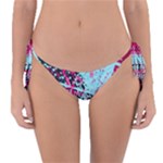 Colorful Splashes Grunge, Abstract Art Reversible Bikini Bottoms