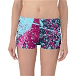 Colorful Splashes Grunge, Abstract Art Reversible Boyleg Bikini Bottoms