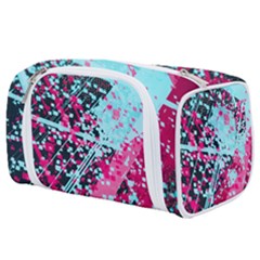 Colorful Splashes Grunge, Abstract Art Toiletries Pouch from ArtsNow.com