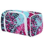 Colorful Splashes Grunge, Abstract Art Toiletries Pouch