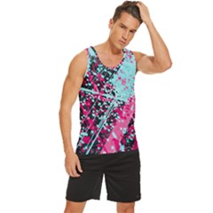 Men s Wide Collar Tank Top 